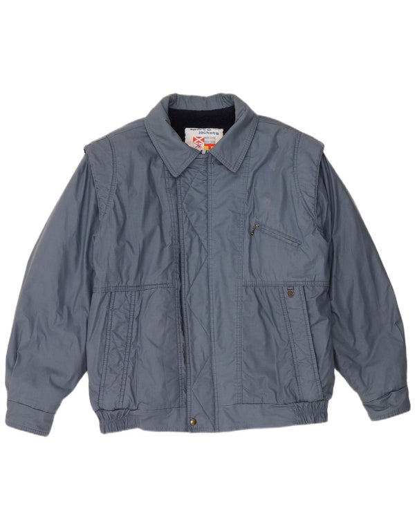 Jaqueta bomber masculina Polbot UK 42 XL poliéster azul