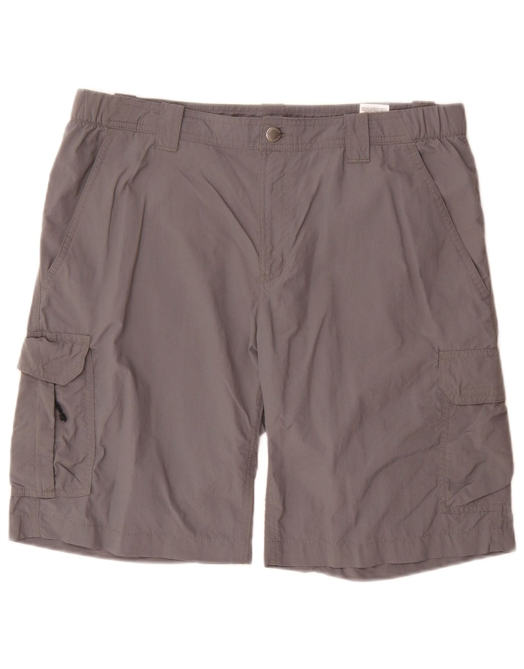 Columbia Mens Cargo Shorts W36 Grande Cinza Nylon