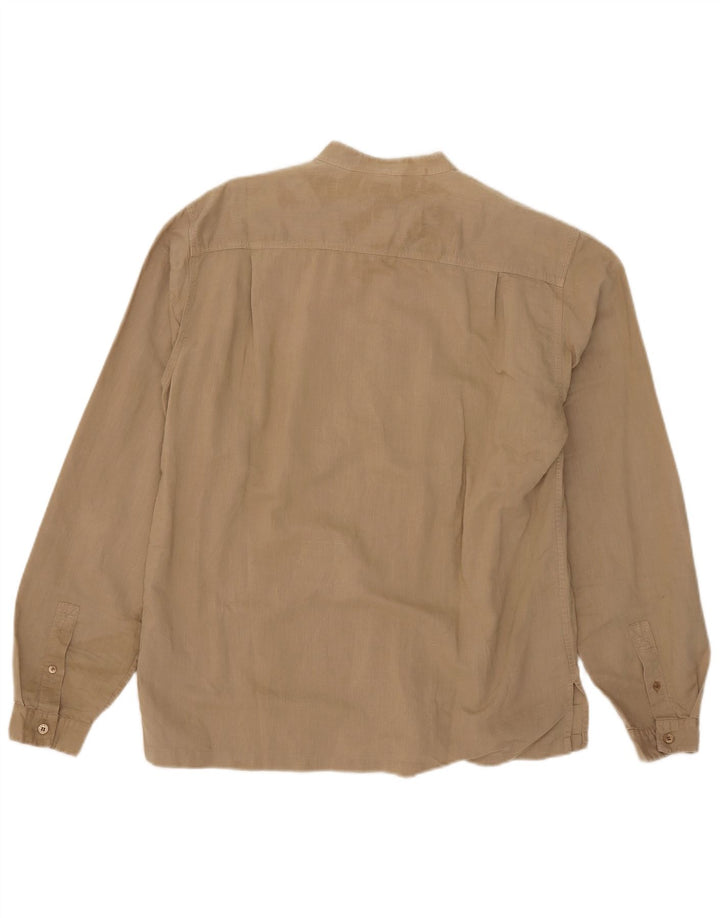 Camisa masculina Gas grande rayon bege