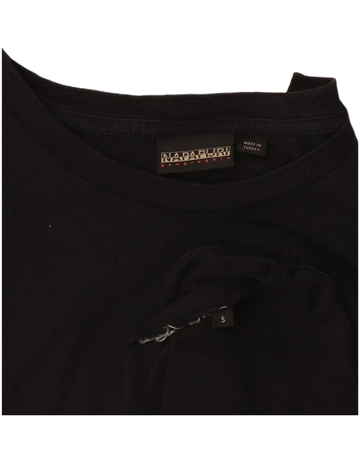 Camiseta masculina Napapijri pequena preta