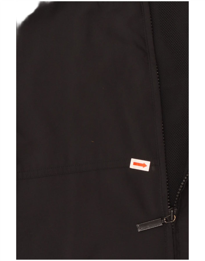 Adidas masculino manga curta agasalho jaqueta pequena poliéster preto