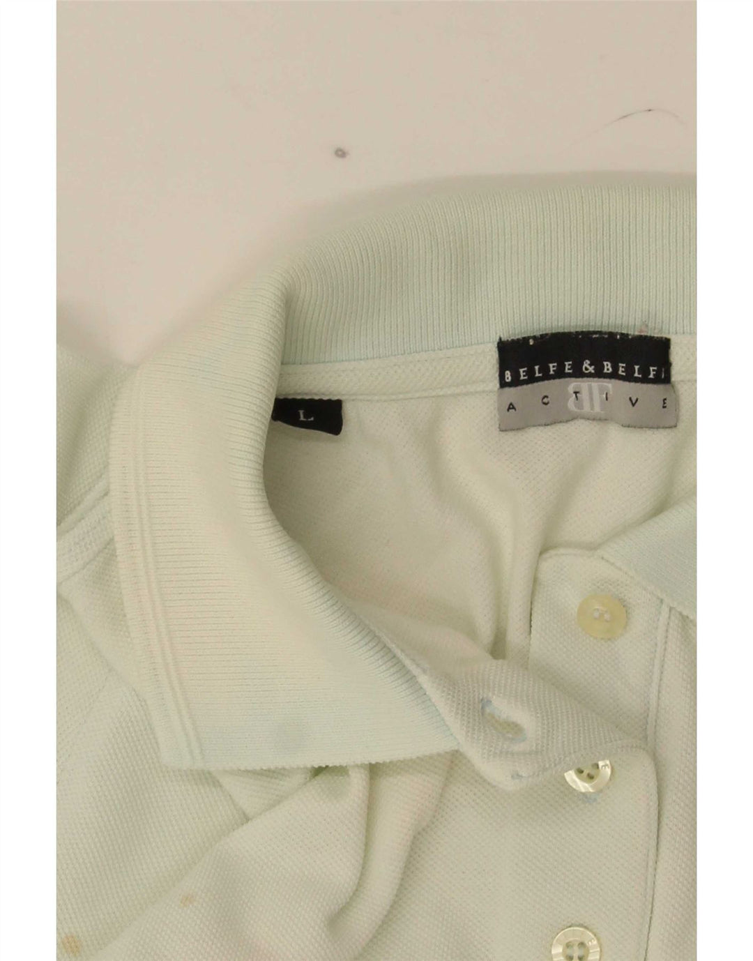 Camisa polo feminina Belfe & Belfe Reino Unido 14 grande azul