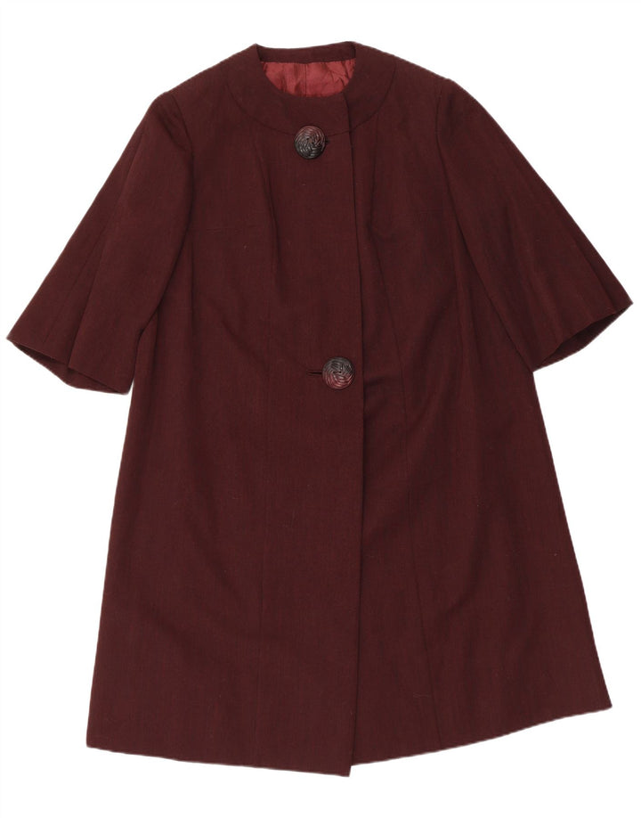 Sobretudo feminino VINTAGE UK 14 médio marrom