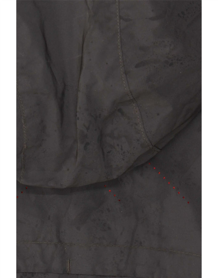 Jaqueta de chuva masculina Ellesse com capuz UK 38 poliamida cinza médio
