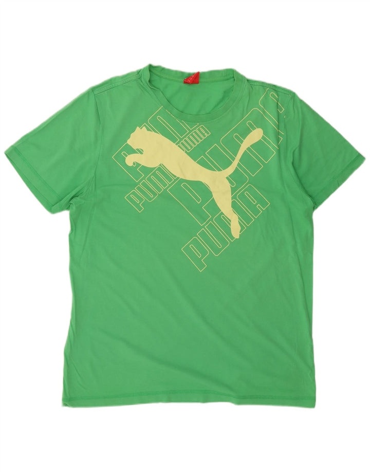 Camiseta gráfica masculina PUMA XL verde