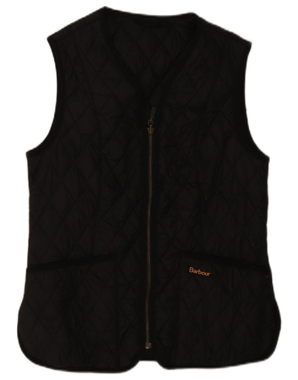 Colete acolchoado feminino Barbour UK 12 médio preto