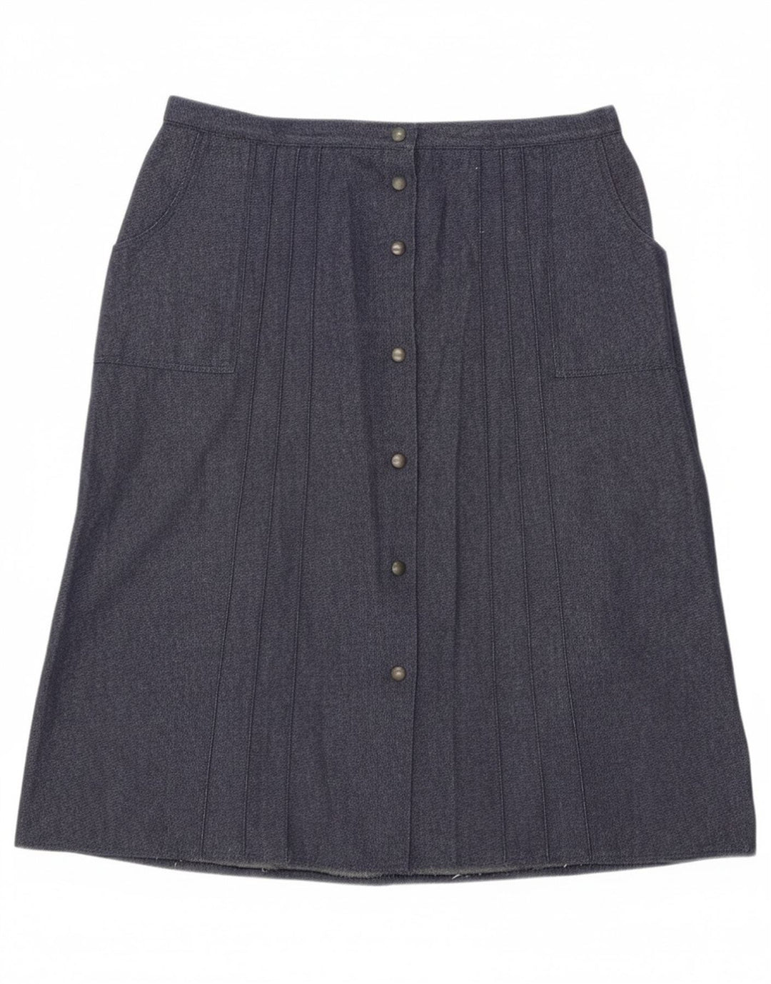 Saia vintage feminina linha A W34 grande azul