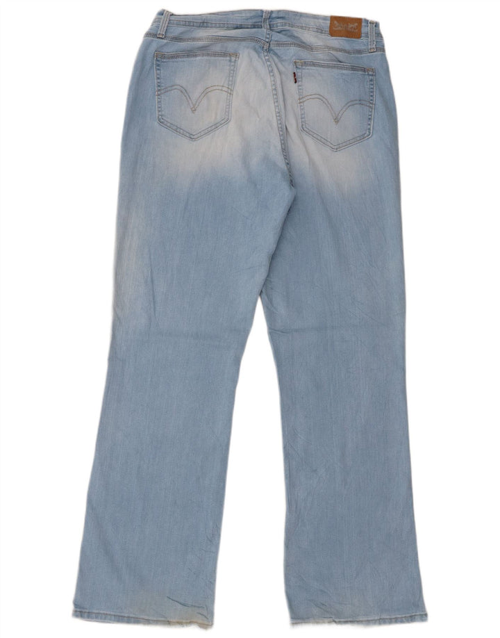 Calça jeans feminina Levi's 529 Curvy Bootcut W32 L32 azul algodão