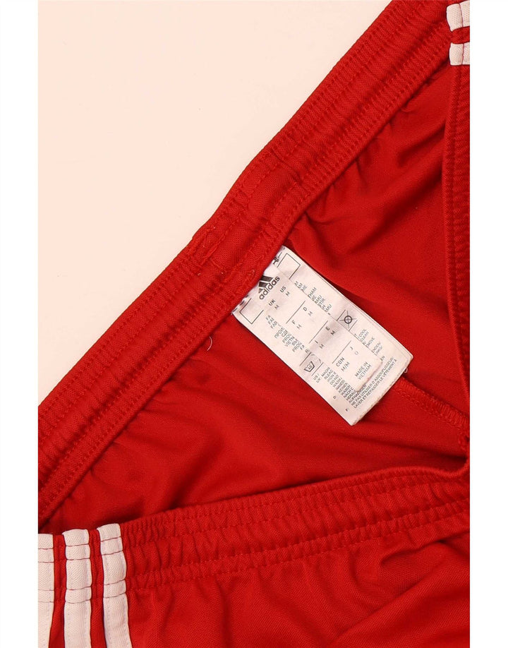 Adidas masculino gráfico regular esporte shorts médio vermelho poliéster esportes