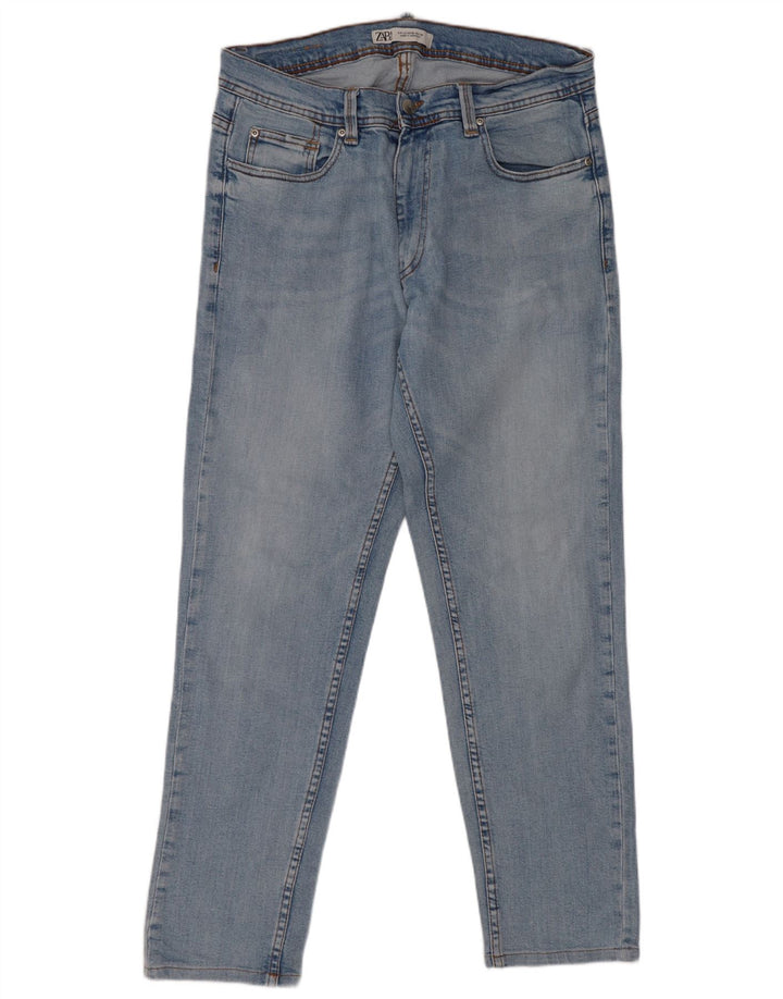 Zara Mens Slim Jeans EU 42 Grande W32 L29 Azul