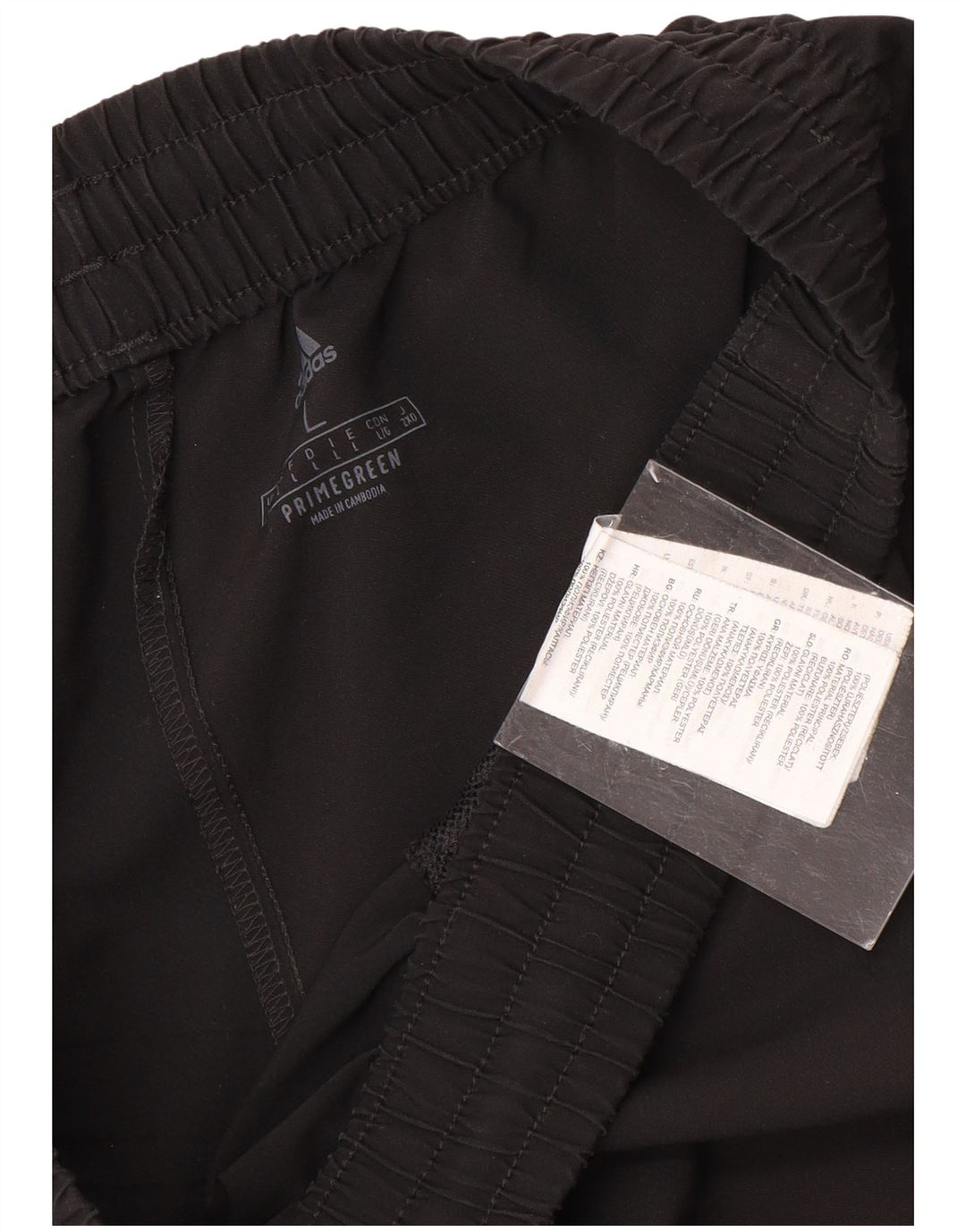 Calça de treino masculina ADIDAS grande poliéster preto