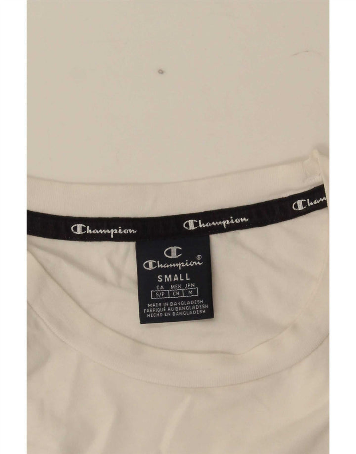 Camiseta masculina Champion pequena branca