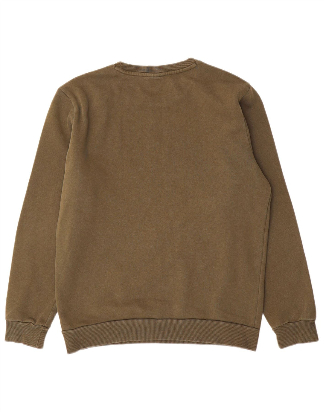 PUMA Mens Moletom Jumper Pequeno Algodão Cáqui