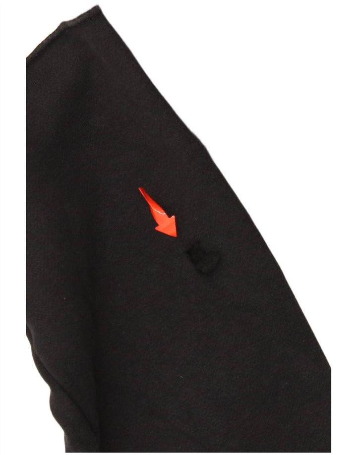 Suéter NIKE Boys Air Graphic Zip com capuz 13-14 anos XL preto colorblock