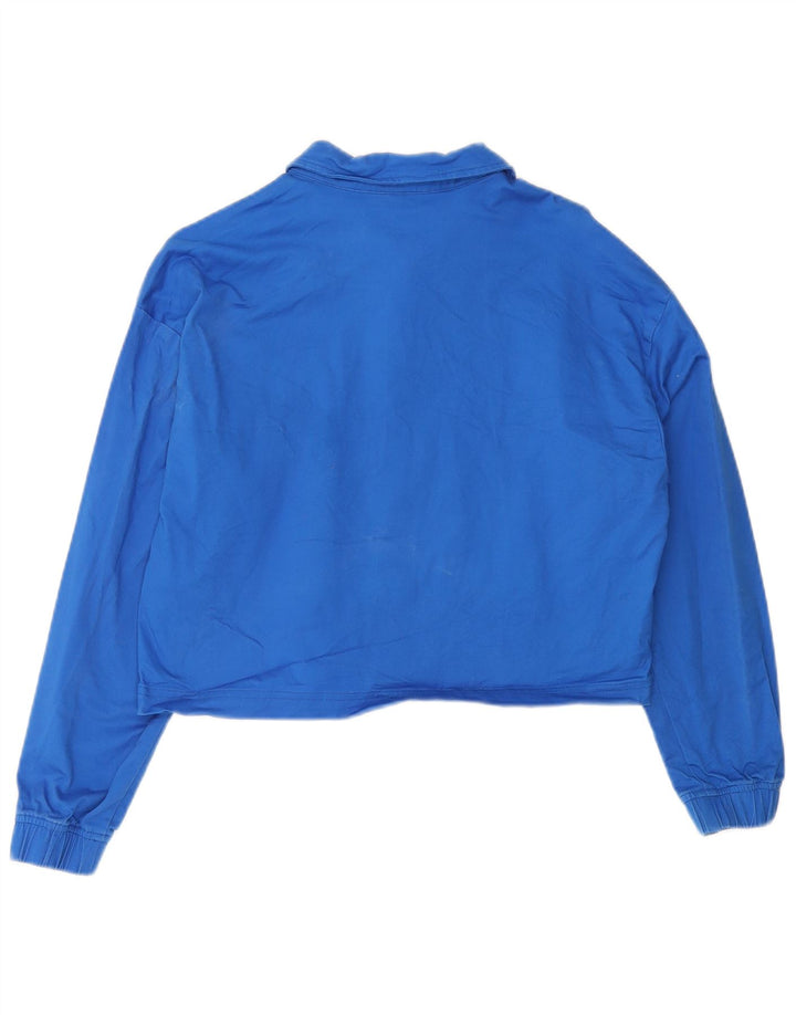 Jaqueta bomber feminina PUMA UK 14 algodão azul médio