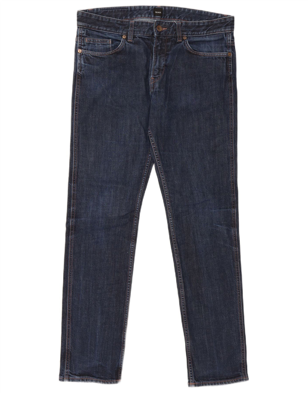 Hugo Boss Jeans Slim Feminino W33 L32 Azul Algodão