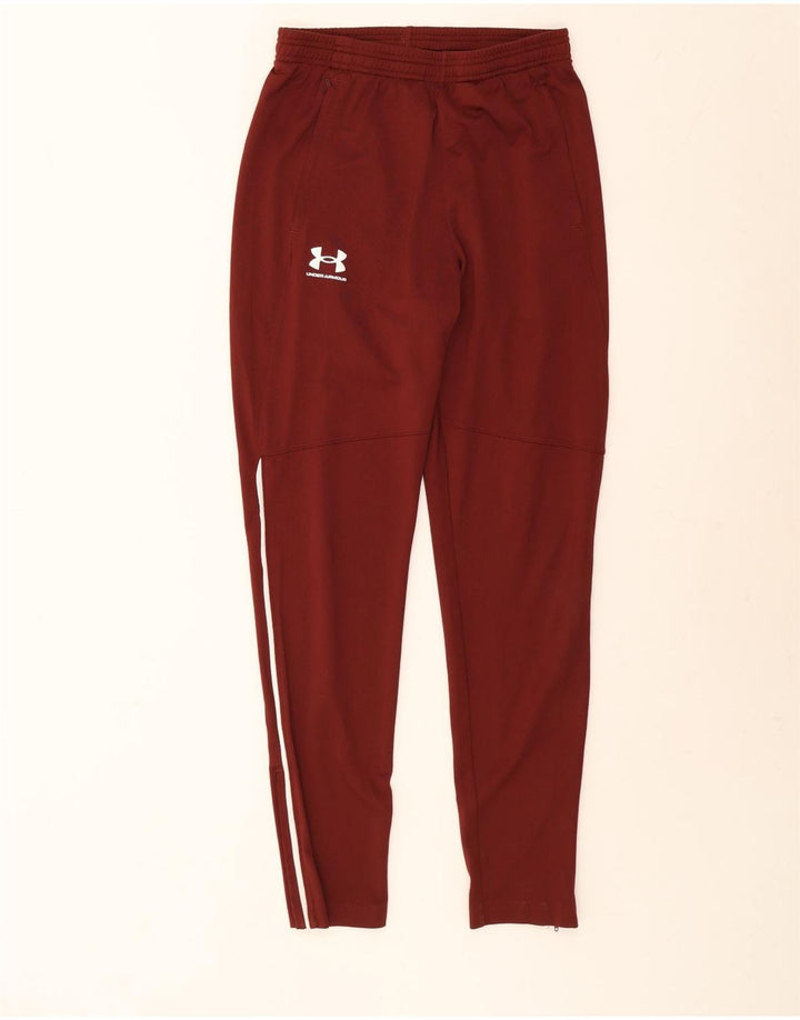 Under Armour Mens Calças de treino justas Borgonha média
