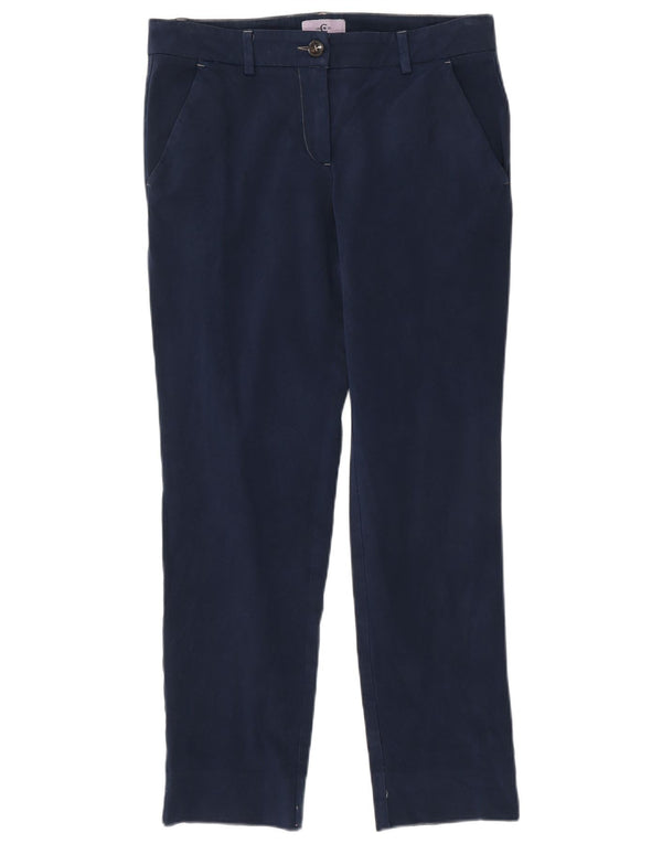 Cerruti 1881 Calça Chino Feminina Slim IT 42 Médio W30 L27 Azul Marinho