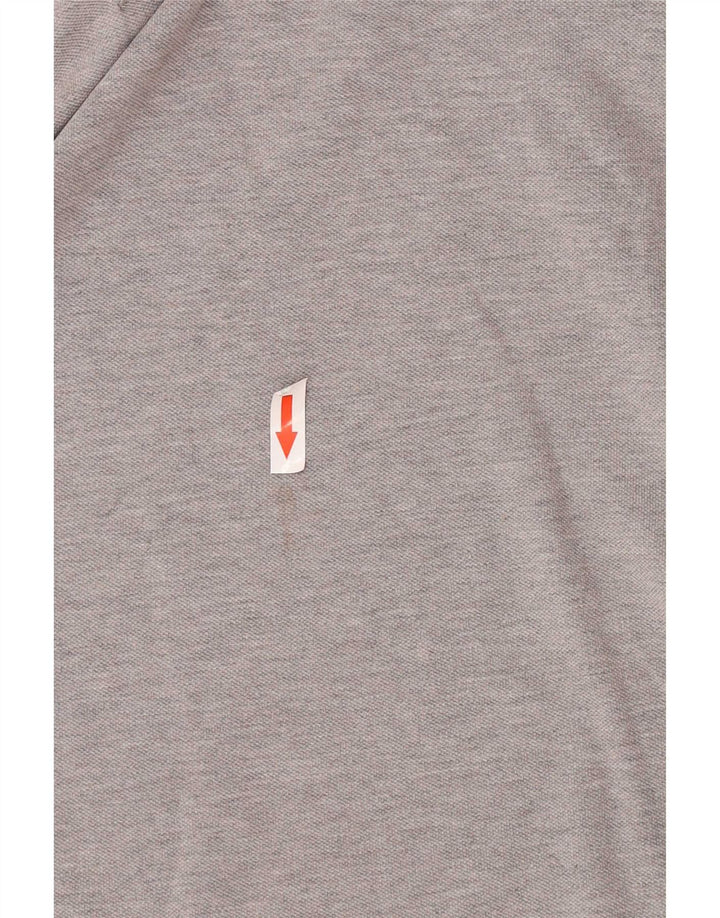 Camisa polo masculina Jack & Jones grande algodão cinza