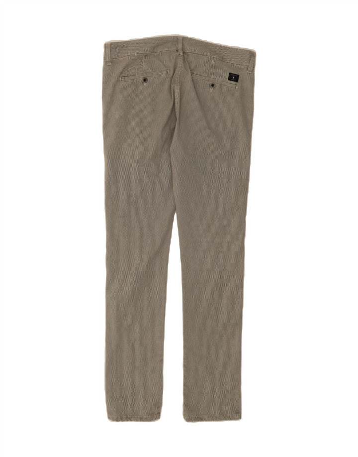 GUESS Mens Daniel Slim Chino Trousers W32 L33 Beige Cotton Vintage Guess and Second-Hand Guess from Messina Hembry 