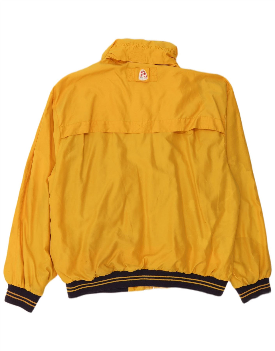Jaqueta bomber com capuz masculina Slam UK 44 2XL poliéster amarelo Colourblock