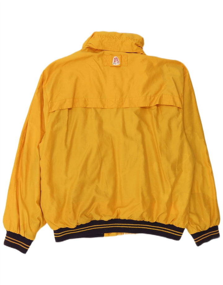 Jaqueta bomber com capuz masculina Slam UK 44 2XL poliéster amarelo Colourblock