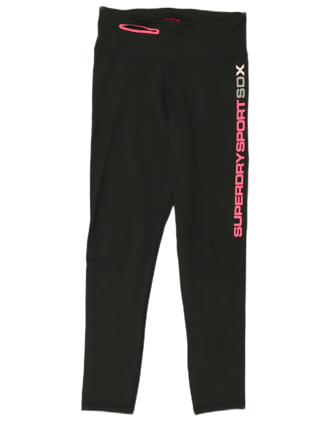 Leggings gráficas femininas SUPERDRY UK 10 pequenas poliamida verde