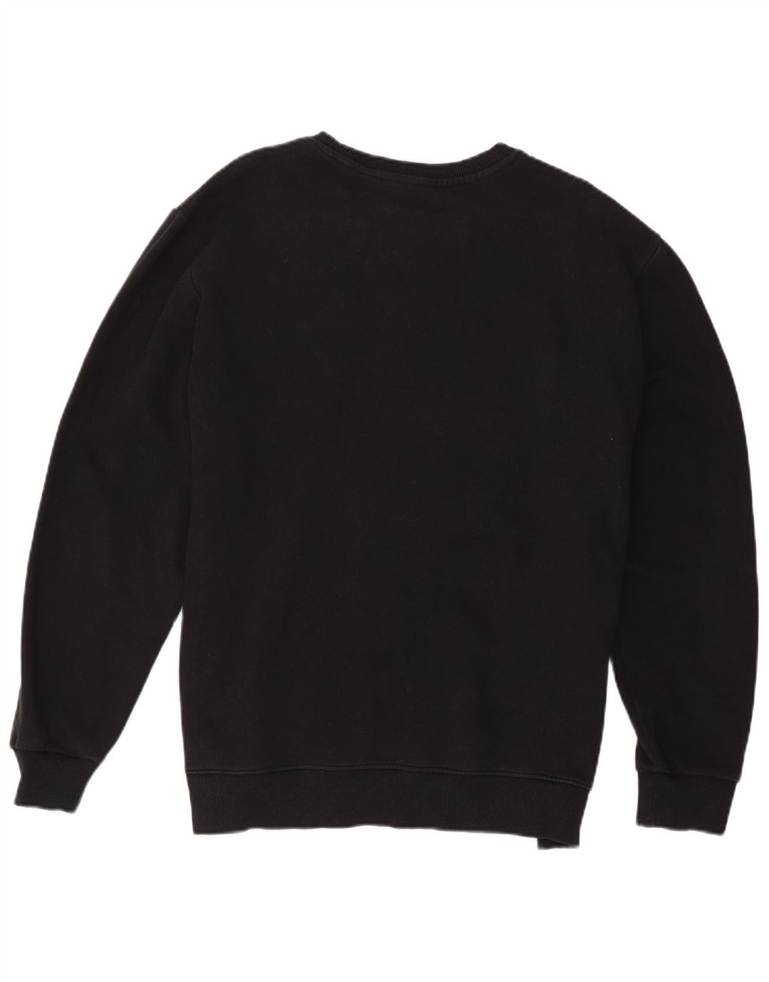 Reebok Mens Graphic Moletom Jumper XL Algodão Preto