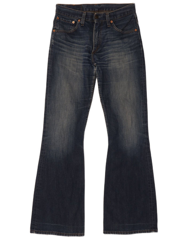 Calça jeans feminina Levi's 516 Flared W29 L34 azul marinho