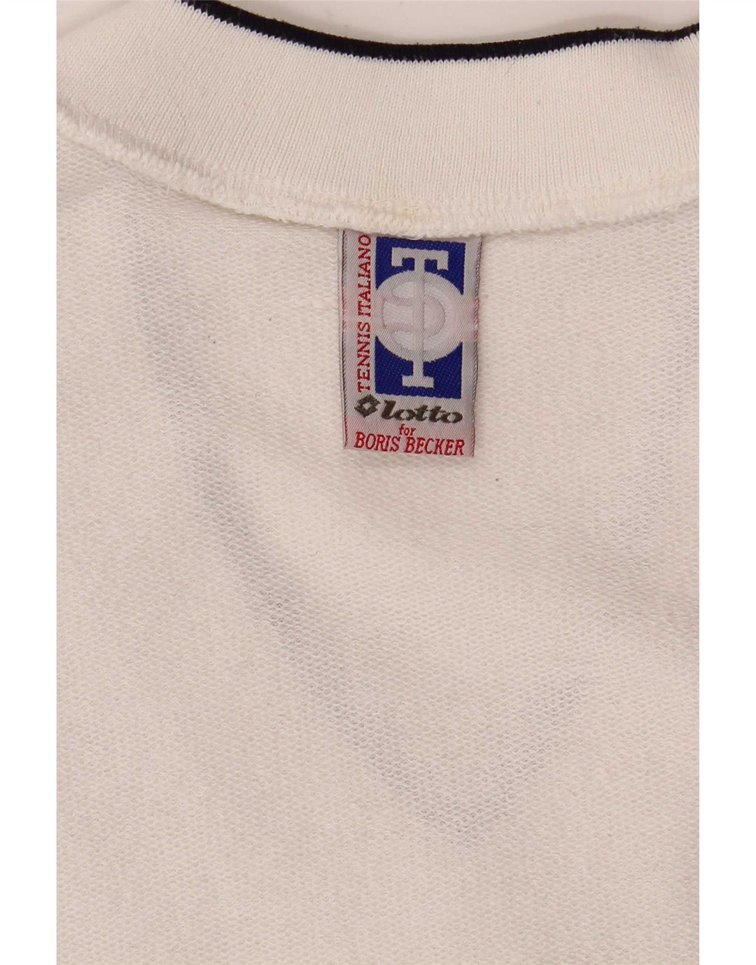 Lotto moletom masculino gráfico sem mangas jumper médio branco geométrico