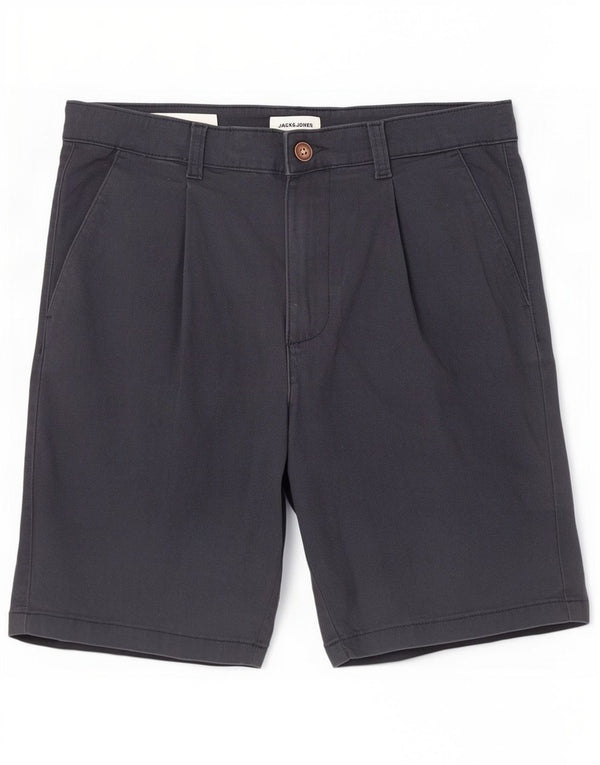 Shorts Chino feminino Jack & Jones Regular Fit médio W30 algodão azul marinho