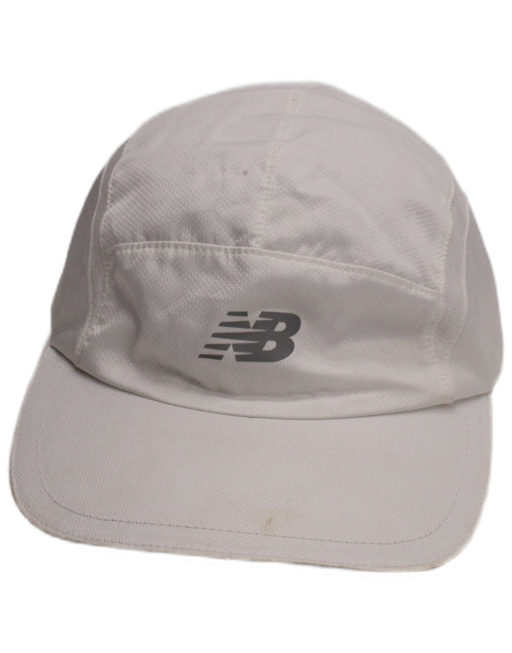 Boné de beisebol gráfico masculino New Balance tamanho único branco