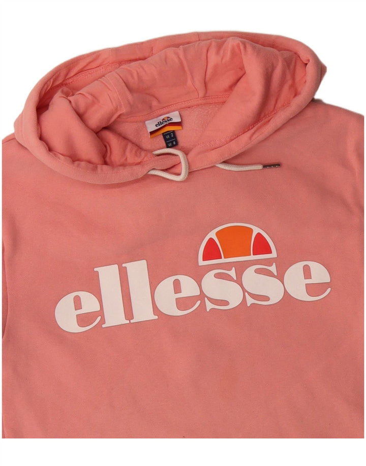 Jumper feminino com capuz gráfico ELLESSE UK 6 XS rosa
