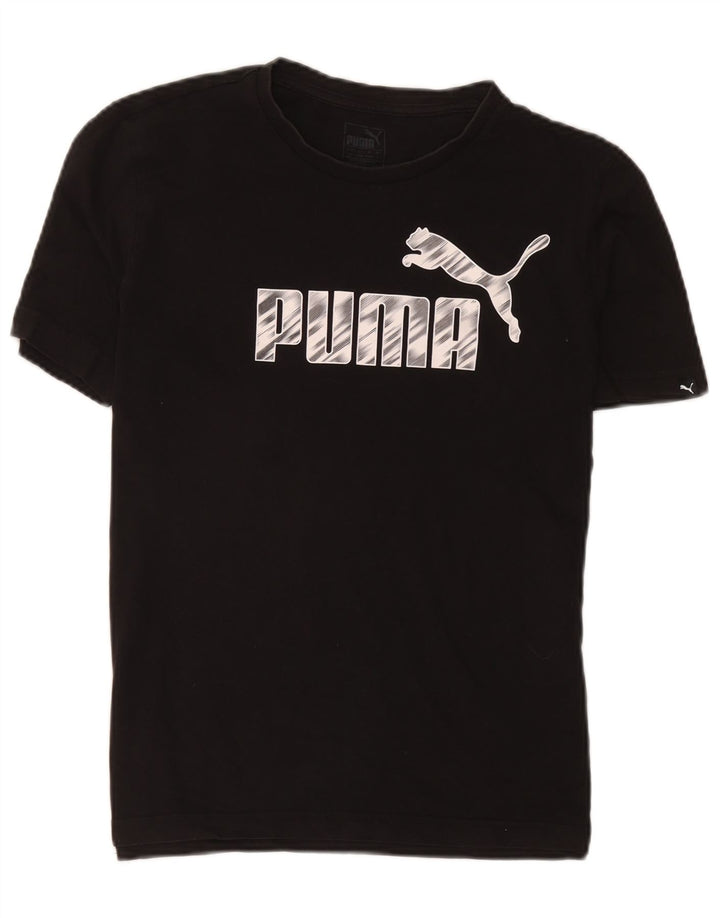 Puma Camiseta Masculina Graphic Top Pequeno Preto