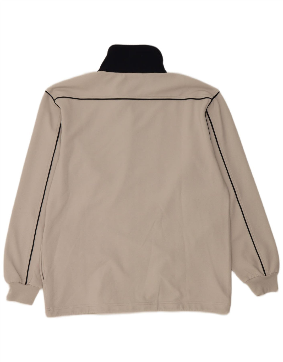 Jaqueta Kappa masculina de moletom grande cinza Colourblock poliéster