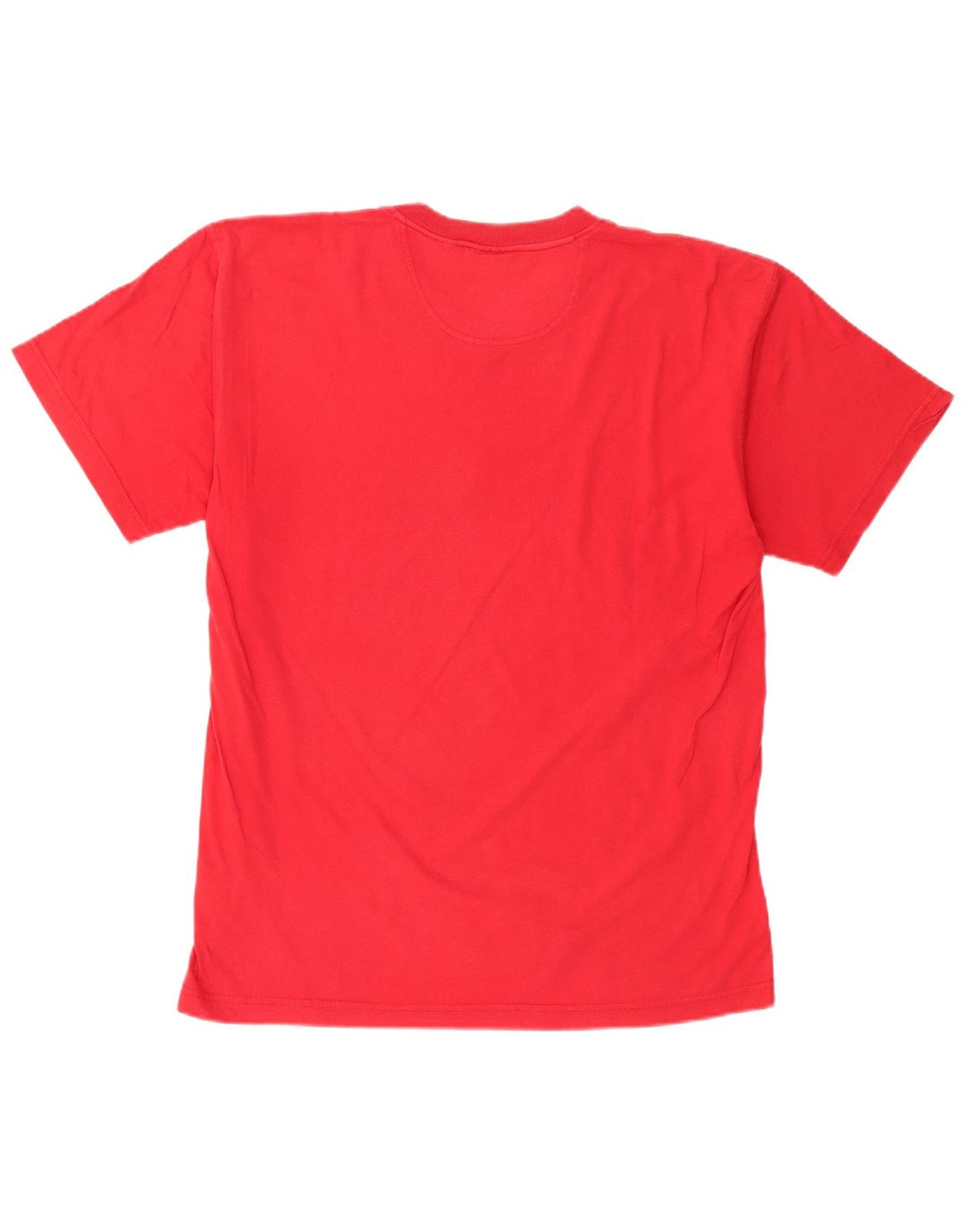 Camiseta masculina gráfica FILA Top grande de algodão vermelho