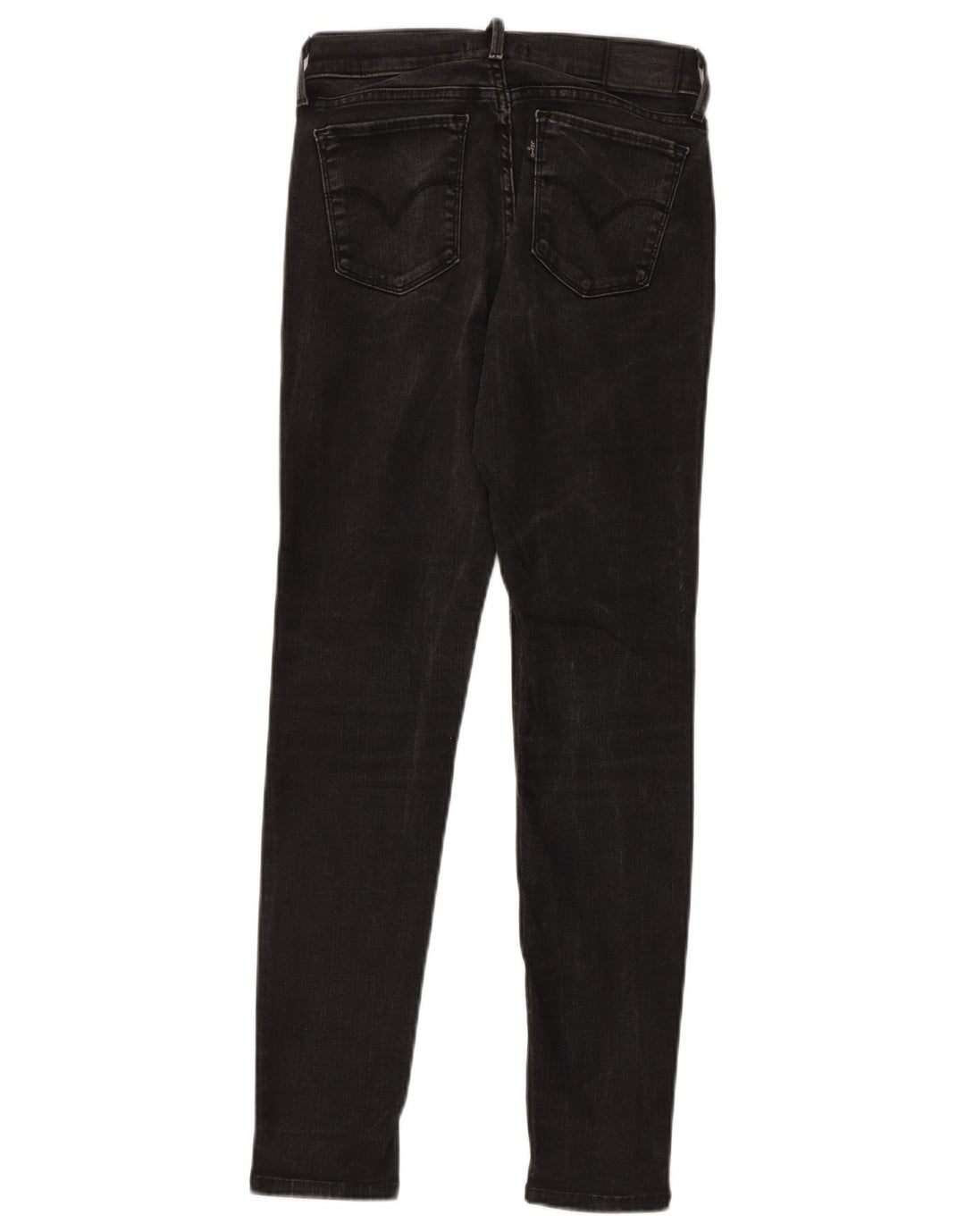 Calça jeans feminina LEVI'S 710 Super Skinny W28 L28 algodão preto