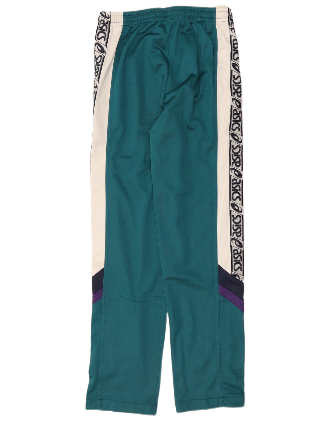 Asics Mens Graphic Full Tracksuit IT 48 Medium Green Colourblock