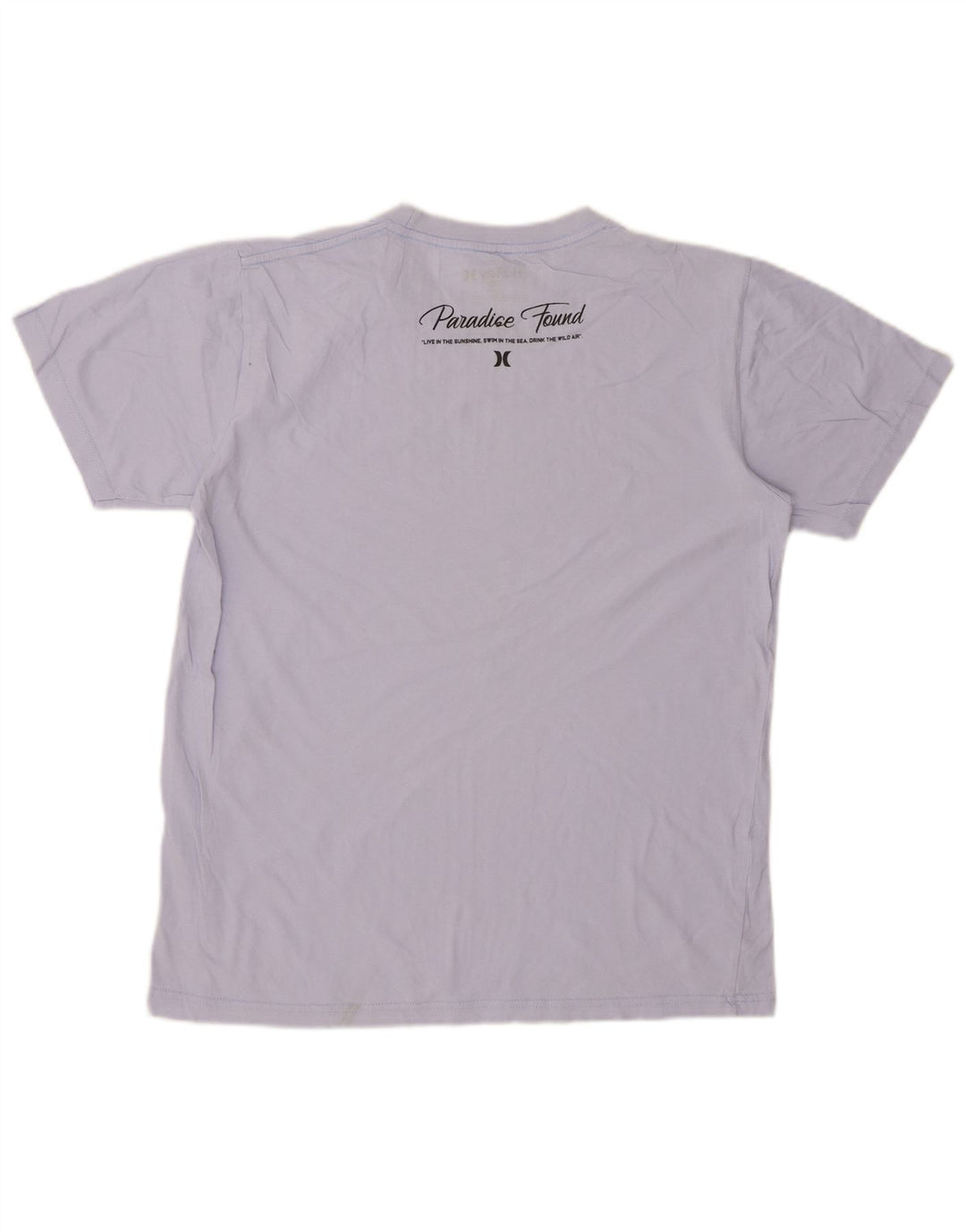 HURLEY Camiseta masculina gráfica Top médio algodão azul