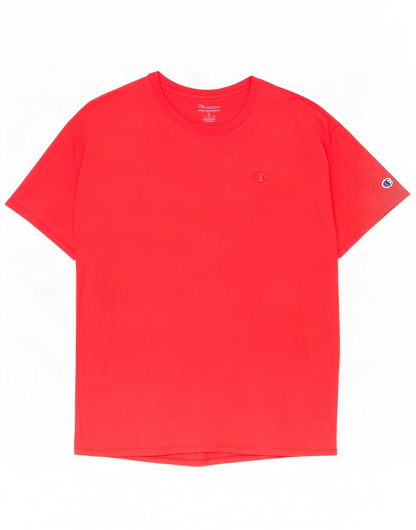 Camiseta masculina Champion Top XL algodão vermelho