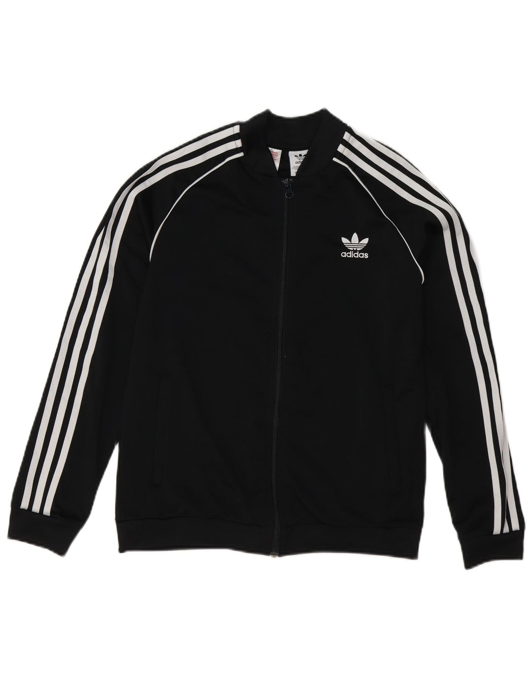 Casaco de treino Adidas Boys 13-14 anos preto poliéster