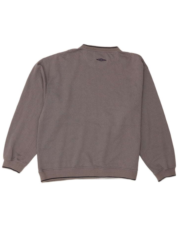 Moletom Masculino Umbro Jumper XL Cinza Poliéster