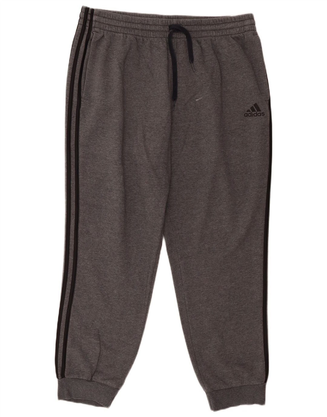 Calças de treino masculinas ADIDAS XL cinza algodão