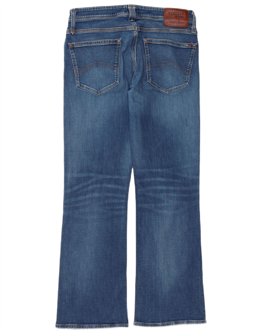 Jeans feminino Tommy Hilfiger Bootcut W32 L32 azul algodão