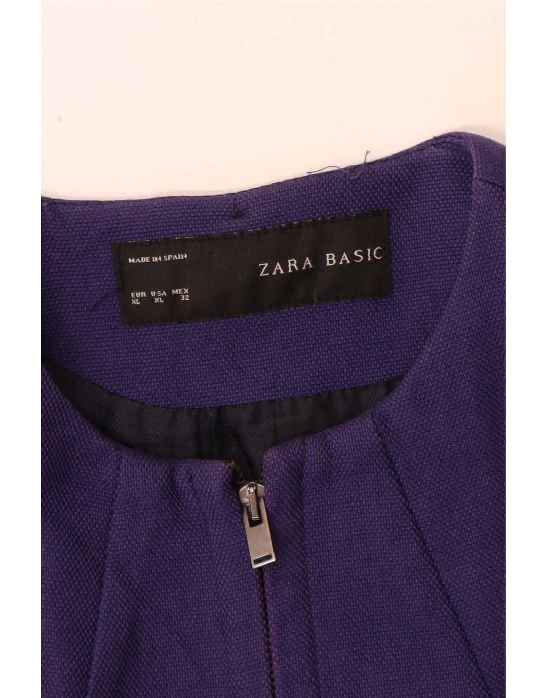 Sobretudo feminino Zara UK 18 XL roxo