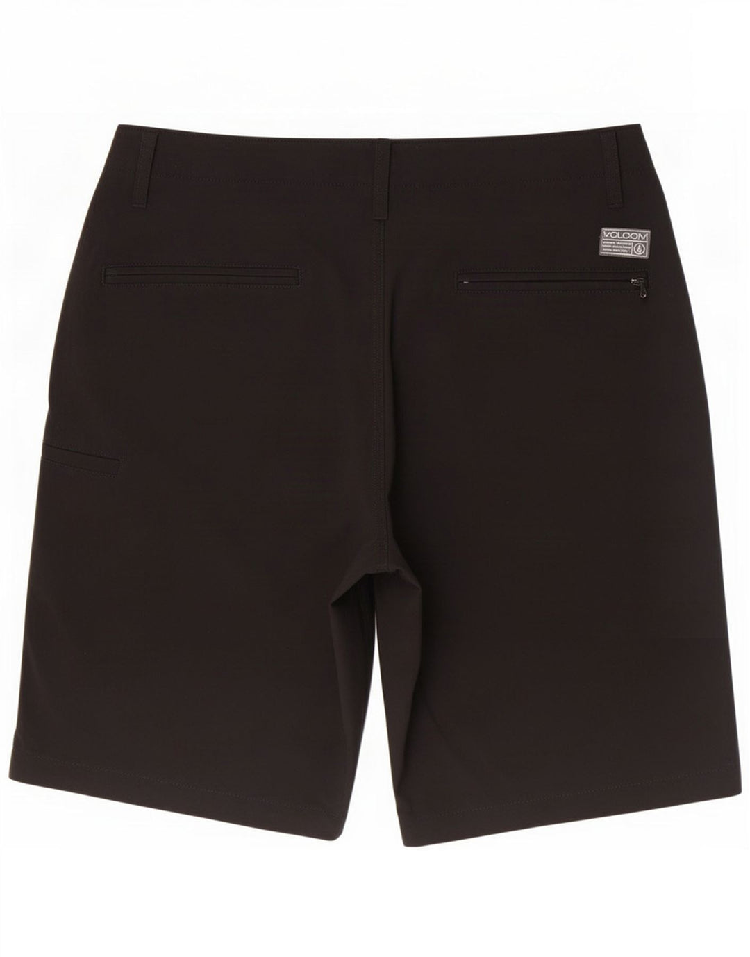 Volcom Mens Chino Shorts Grande W34 Poliéster Preto