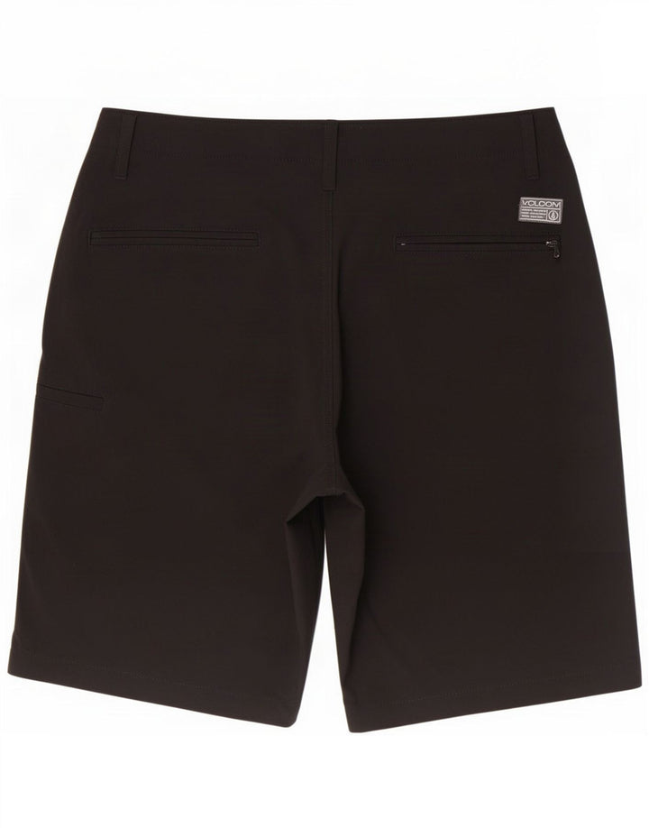 Volcom Mens Chino Shorts Grande W34 Poliéster Preto