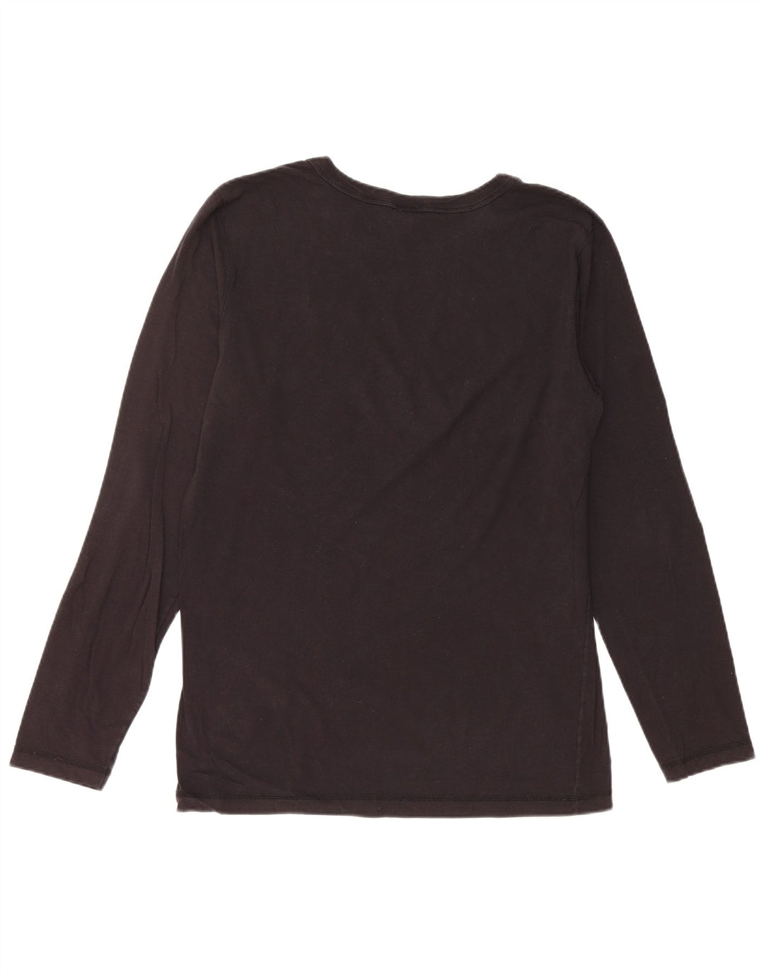 Top feminino PUMA manga comprida UK 18 XL algodão preto