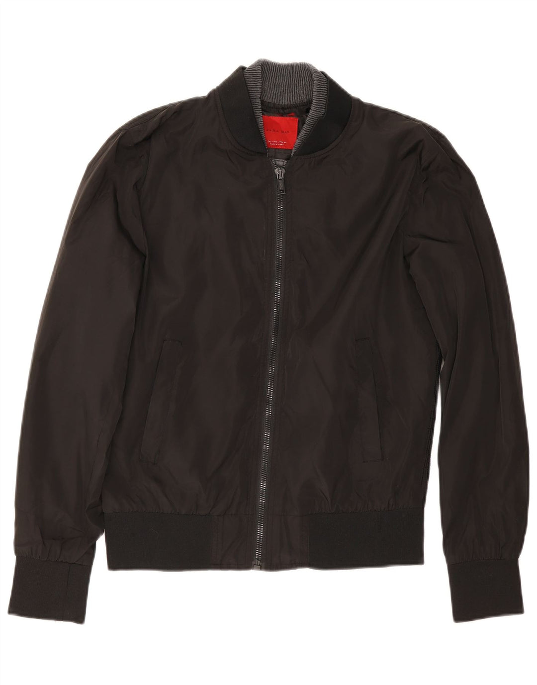 Jaqueta bomber masculina Zara UK 40 grande preta