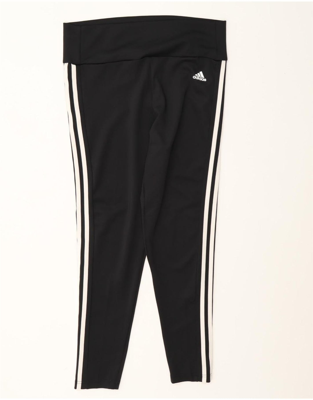 Leggings Adidas Aeroready Femininas UK 16/18 Grande Poliéster Preto